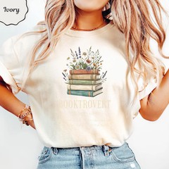 Booktrovert Definition Book Lover Comfort Tee