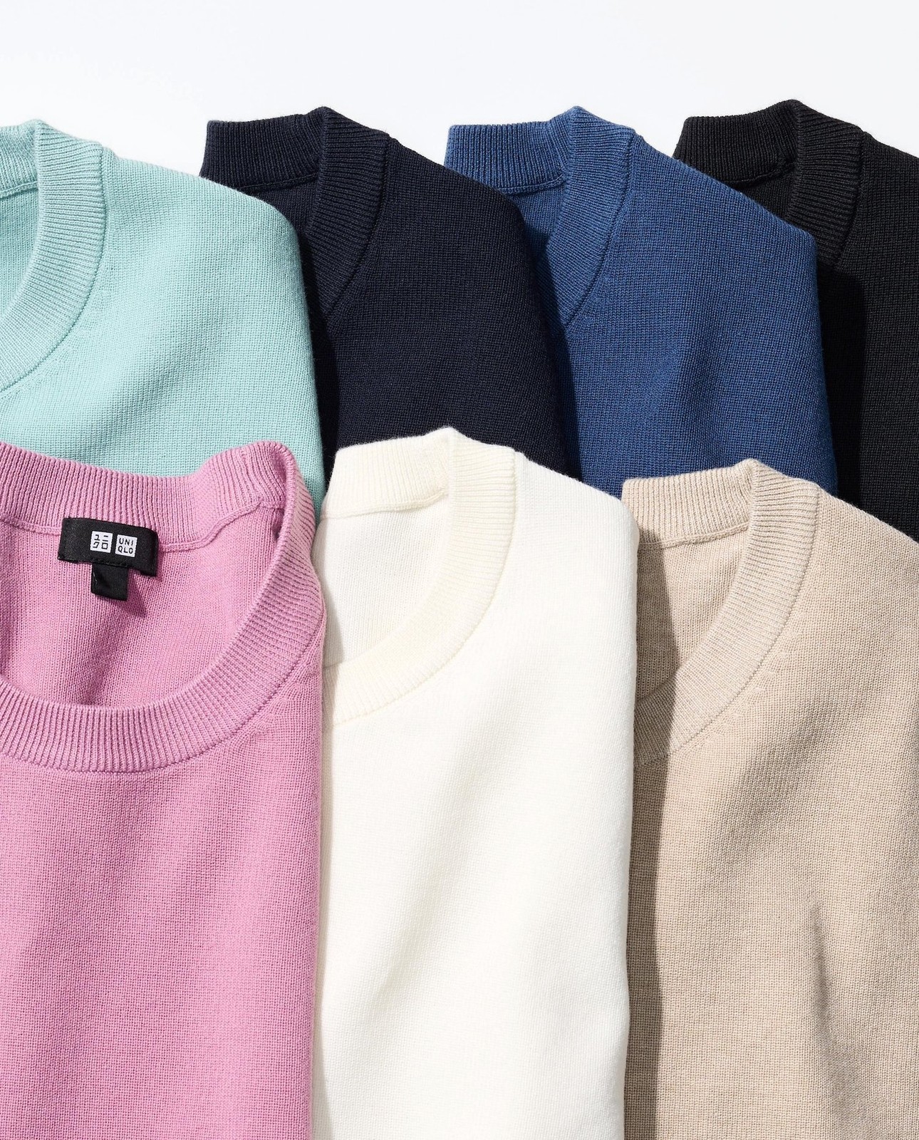 UNIQLO Washable Milano Ribbed Knitted T-Shirt Japan NEW gallery