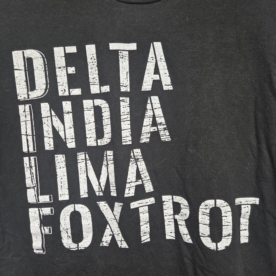 Grunt Style Delta India Lima Foxtrot Graphic X LArge TShirt Mens Black - BIN S54 gallery