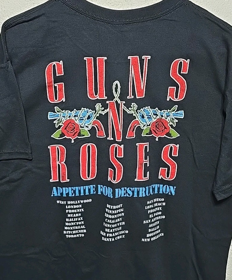 Guns N Roses Appetite Destruction T-Shirt SZ Large $26.99 Retail (Hang) gallery