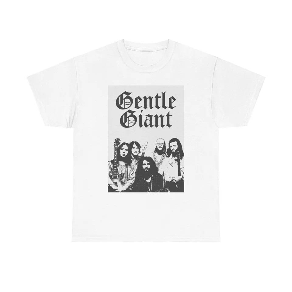 Gentle Giant Graphic T Shirt Vintage Rock Band Unisex Heavy Cotton Tee gallery