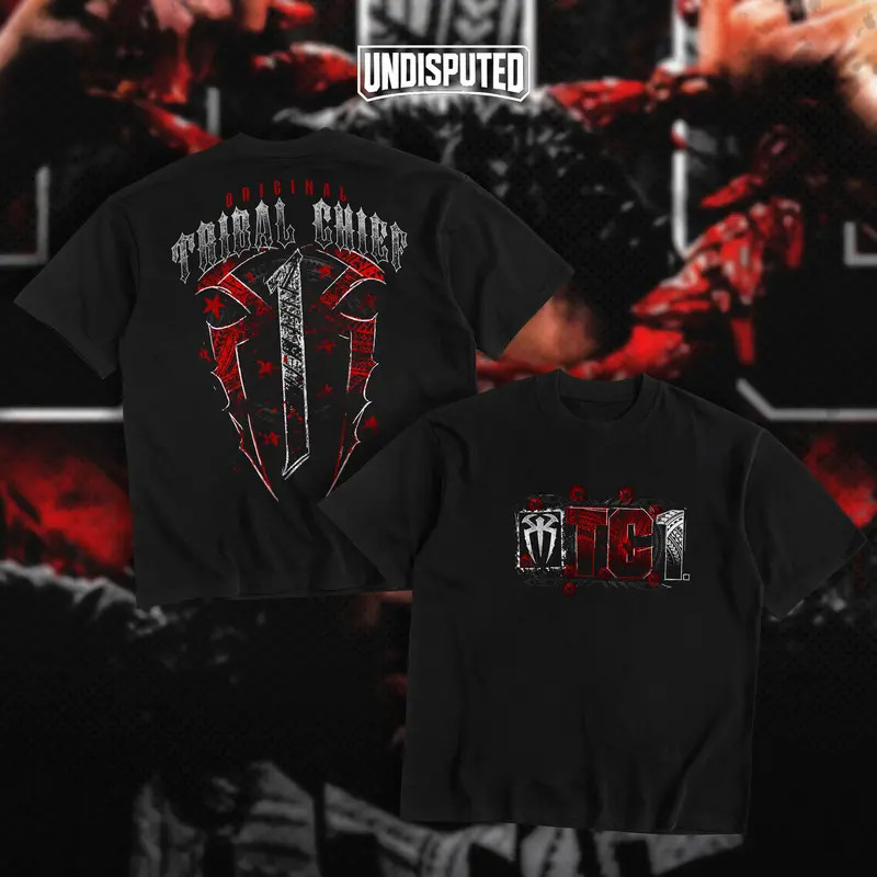 Roman Reigns OTC1 WWE Heavy Cotton Unisex T-Shirt The Original Tribal