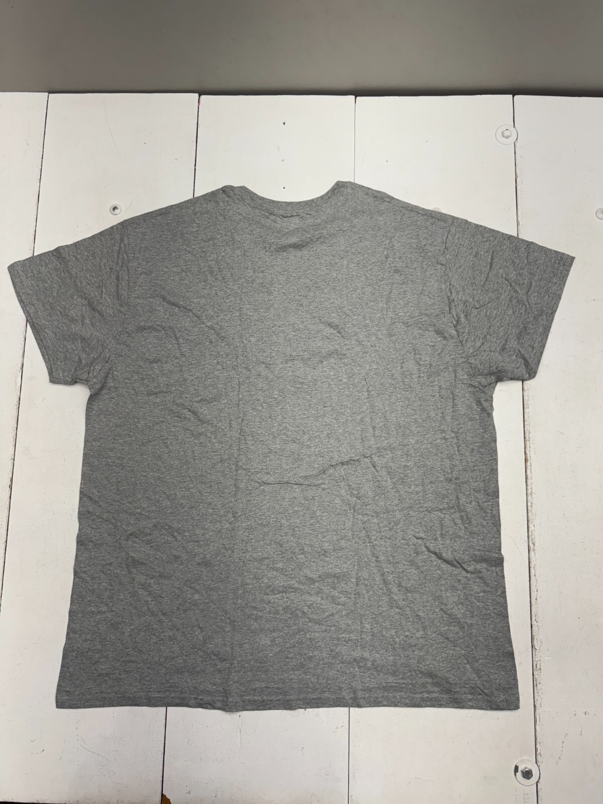 Hanes 4 Pack Gray Basic Short Sleeve T Shirts Mens Size 3XLT gallery