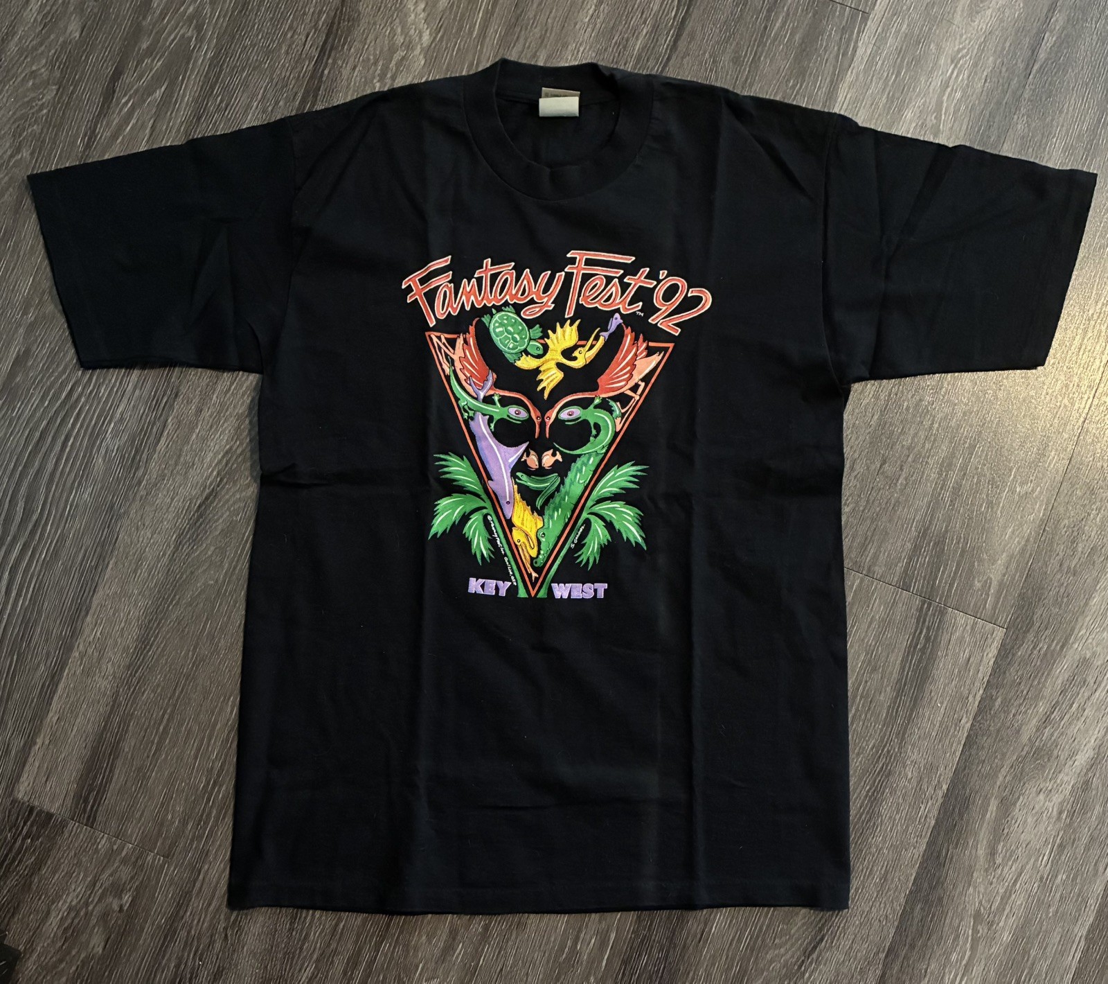 Fantasy Fest 92 – Vintage Graphic T-Shirt (Large; Key West Florida)