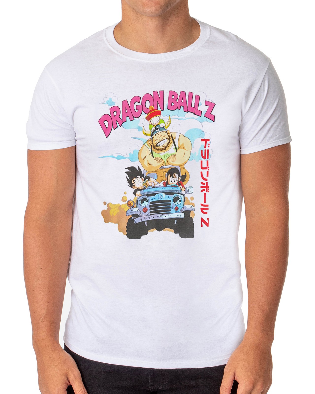 Dragon Ball Z T-Shirt Men's Character Jeep Ride Short Sleeve Tee gallery
