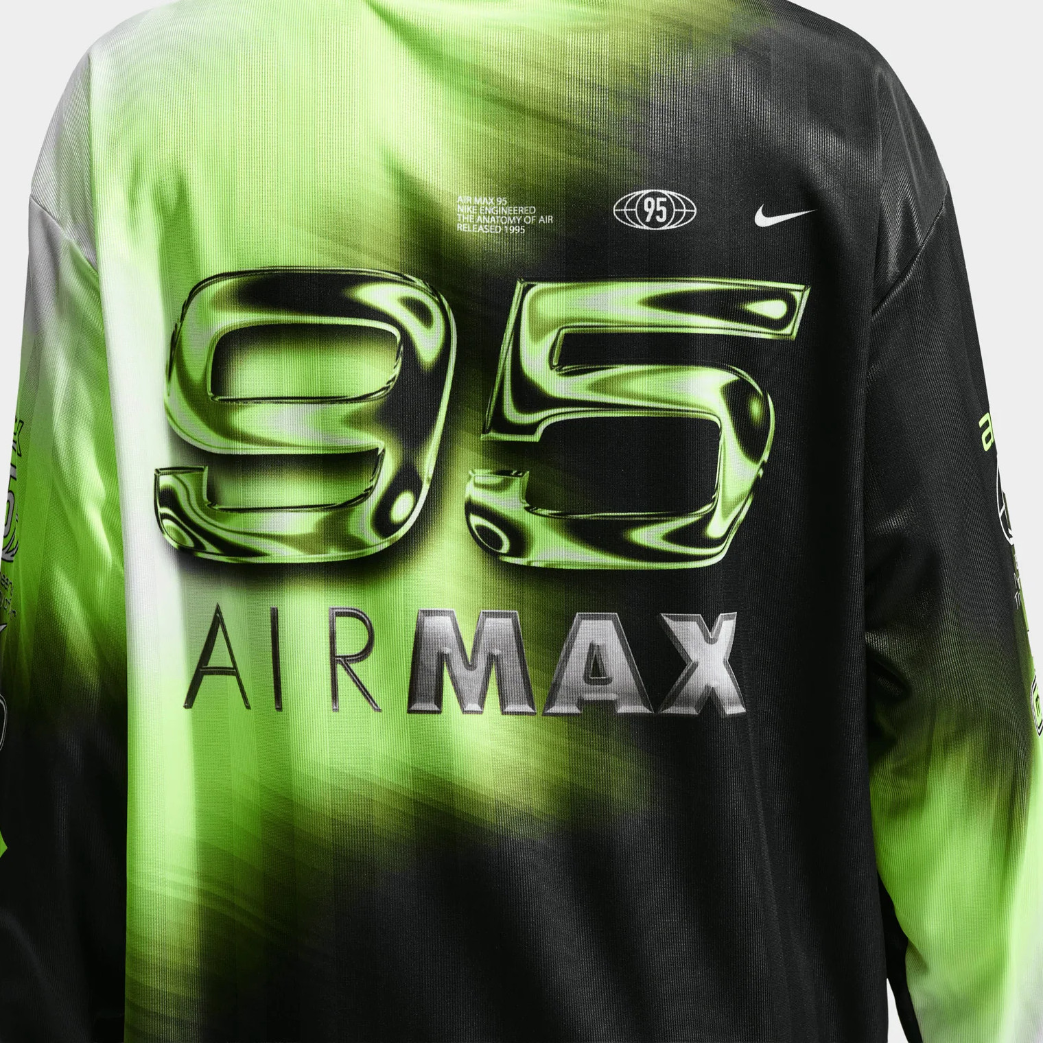 Nike Air Max 95 Neon Pullover Stand Collar Long Sleeve T-Shirt gallery