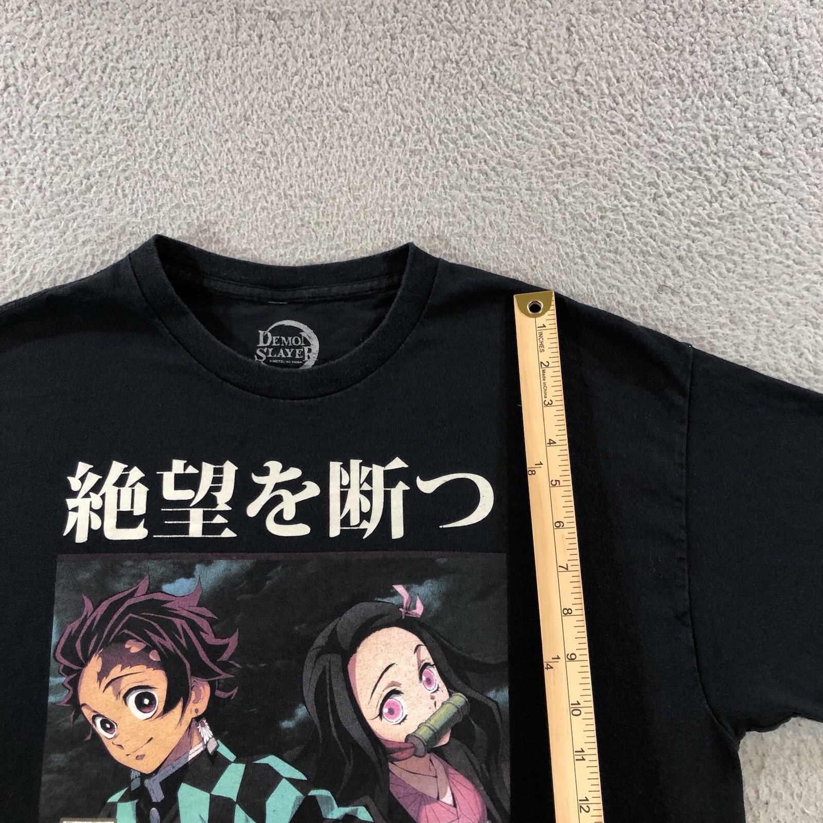 demon slayer t shirt Men’s L Black gallery