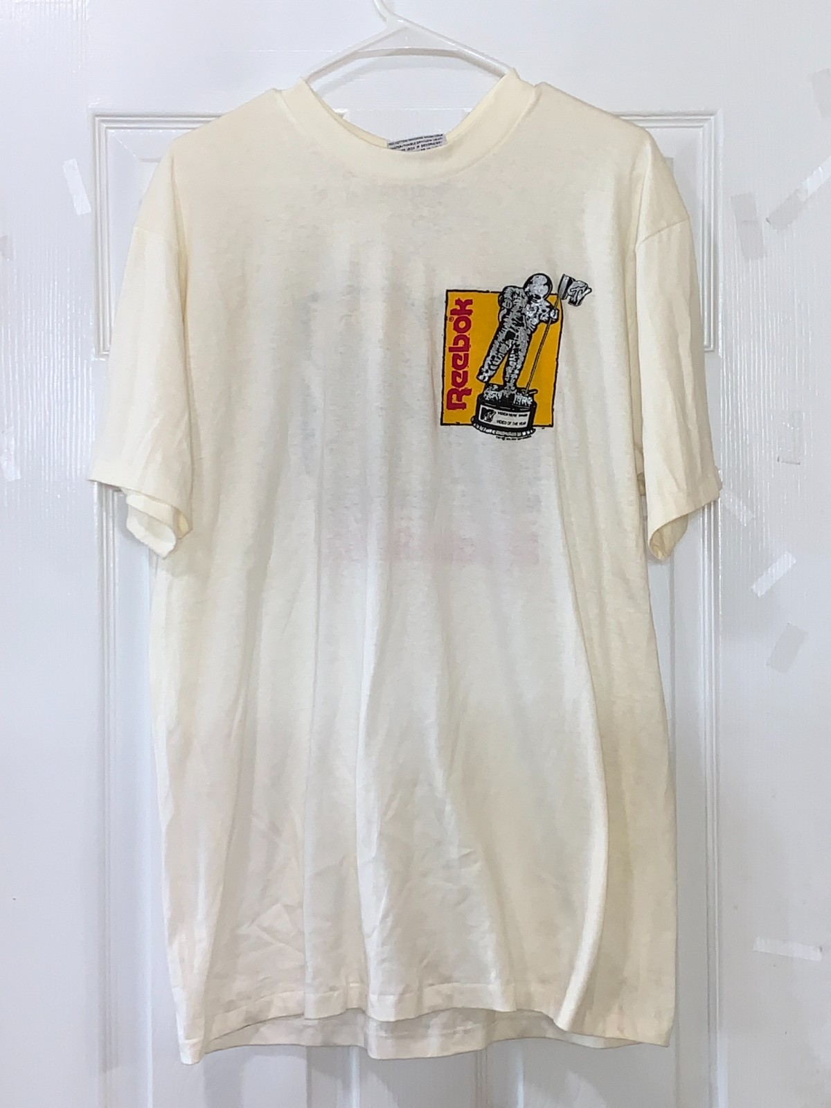 VINTAGE 1991 REEBOK & MTV MENS SHIRT ONE SIZE FITS ALL BRAND NEW gallery