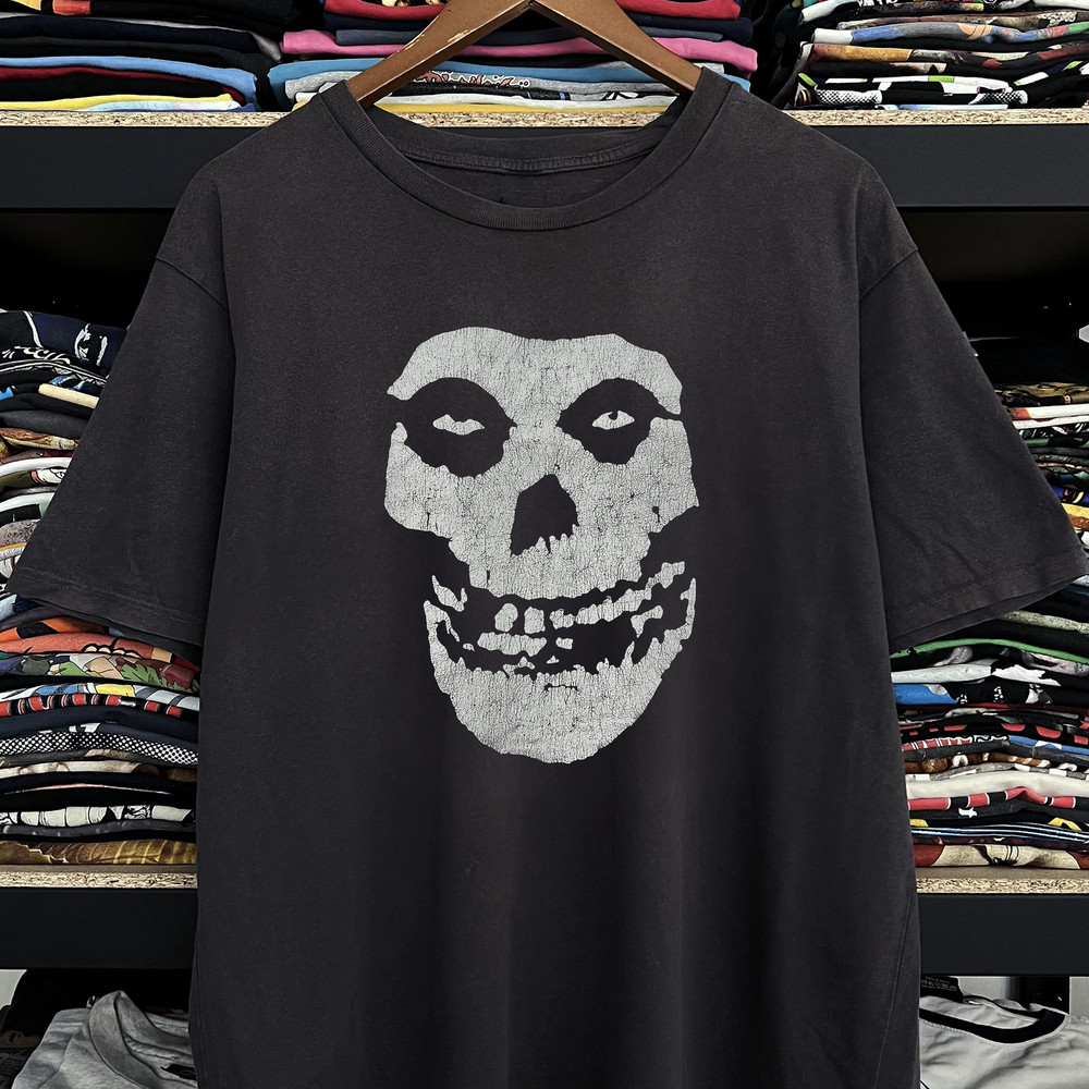 80s Misfits Crimson Ghost Classic T-Shirt Black XXL