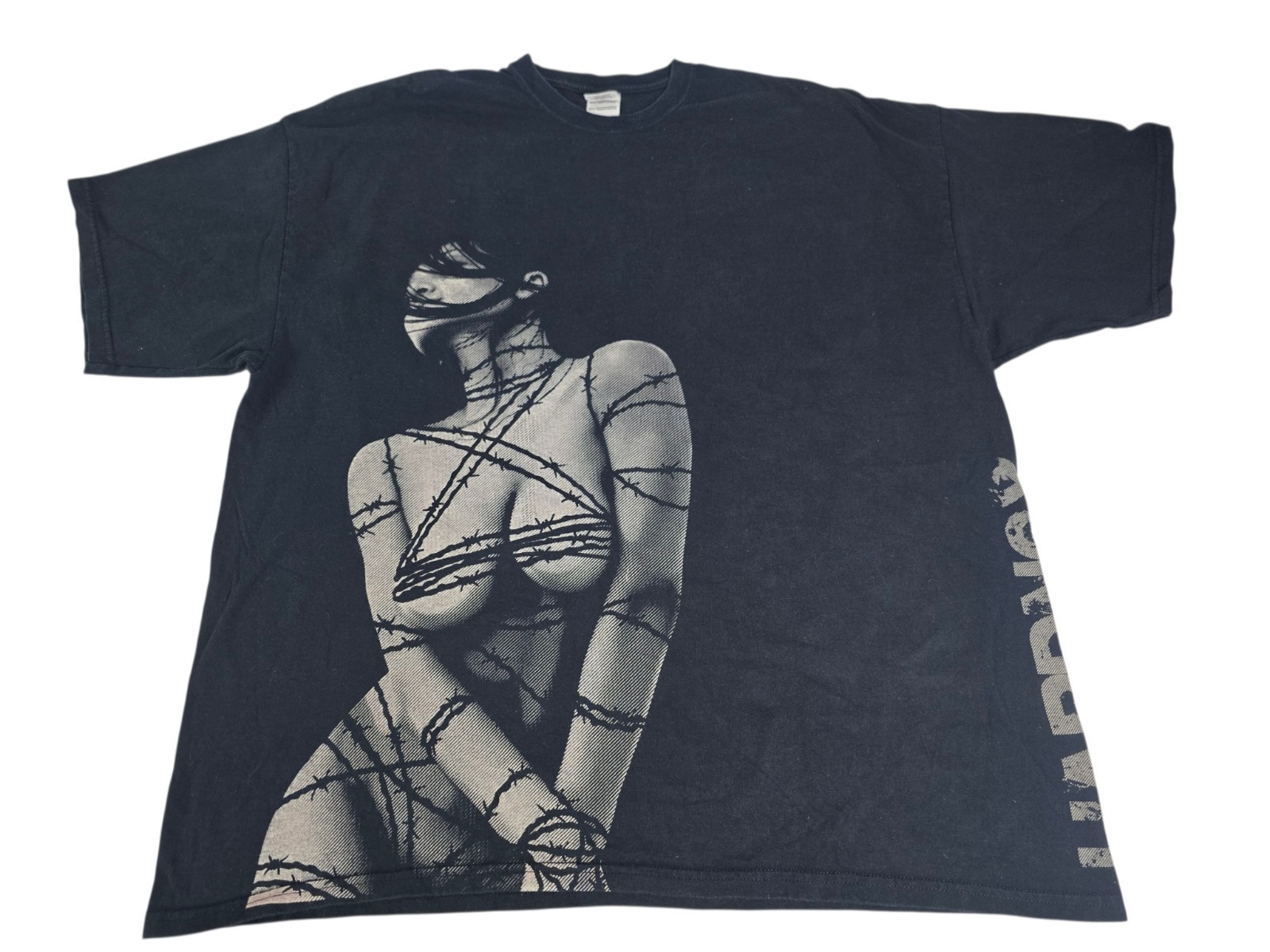 Men’s HARDNOX 3XL WCC HARLEY BONDAGE PIN UP TATTOO 2000s GRUNGE Y2K METAL