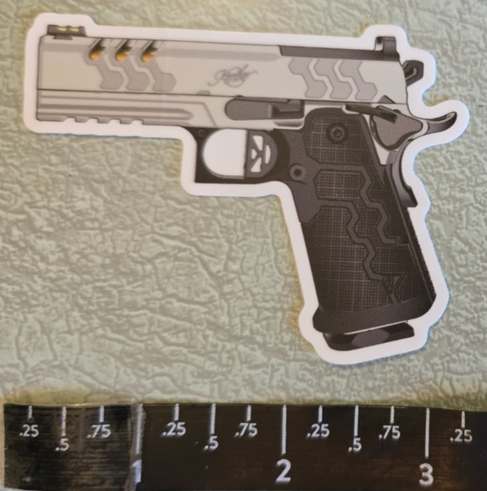 #2 – Kimber Firearms Pistol Handgun CDS9 Mako 2K11 Vinyl Decal Sticker Shot Show