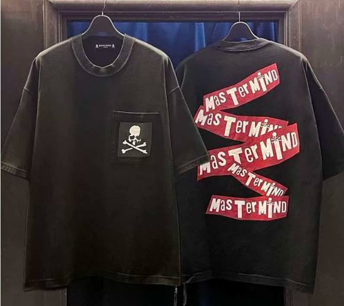 Men Summer Mastermind High Street Skull Printed Short sleeved T-shirt gallery