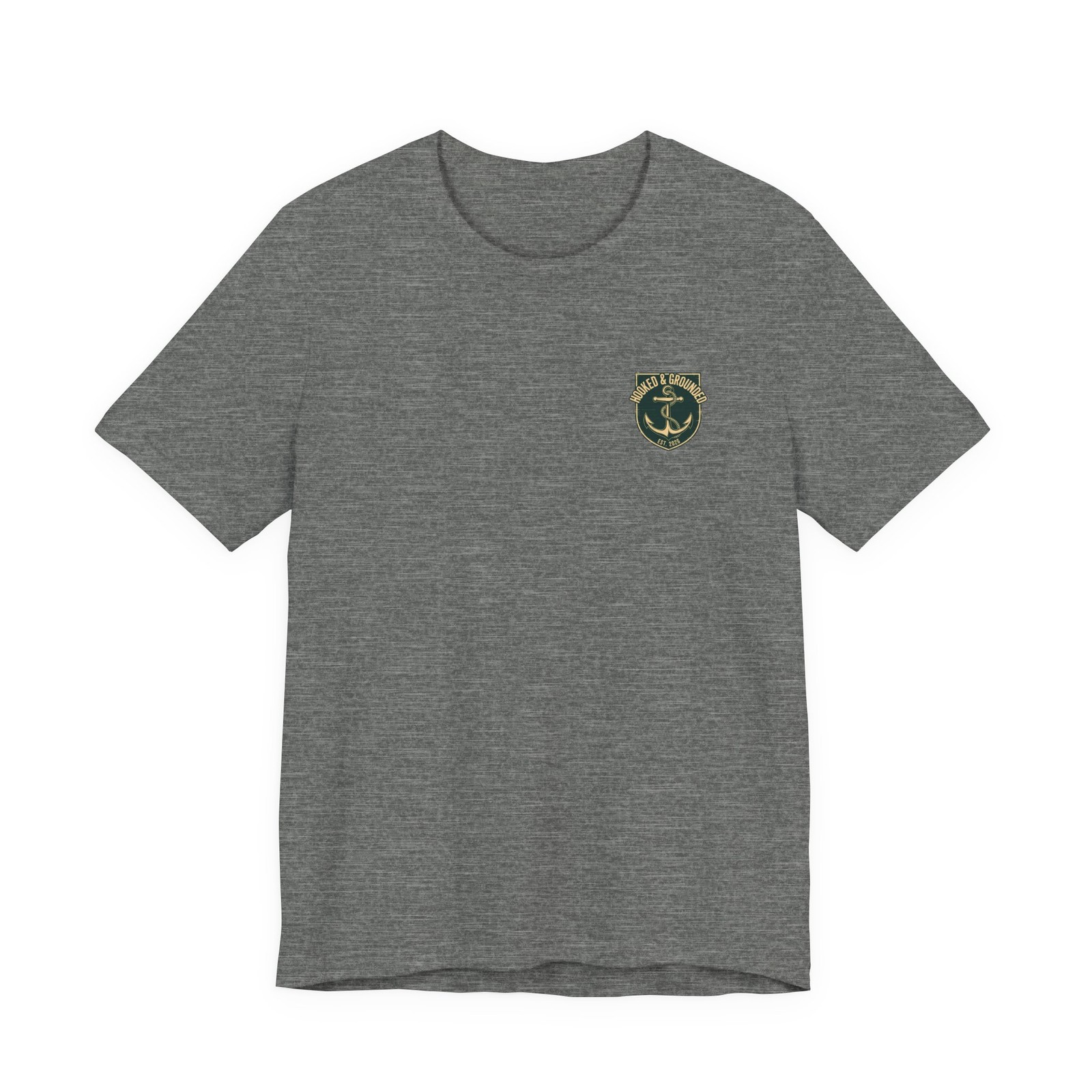 Hooked for Life anchor heart Tee | Nautical fishing shirt