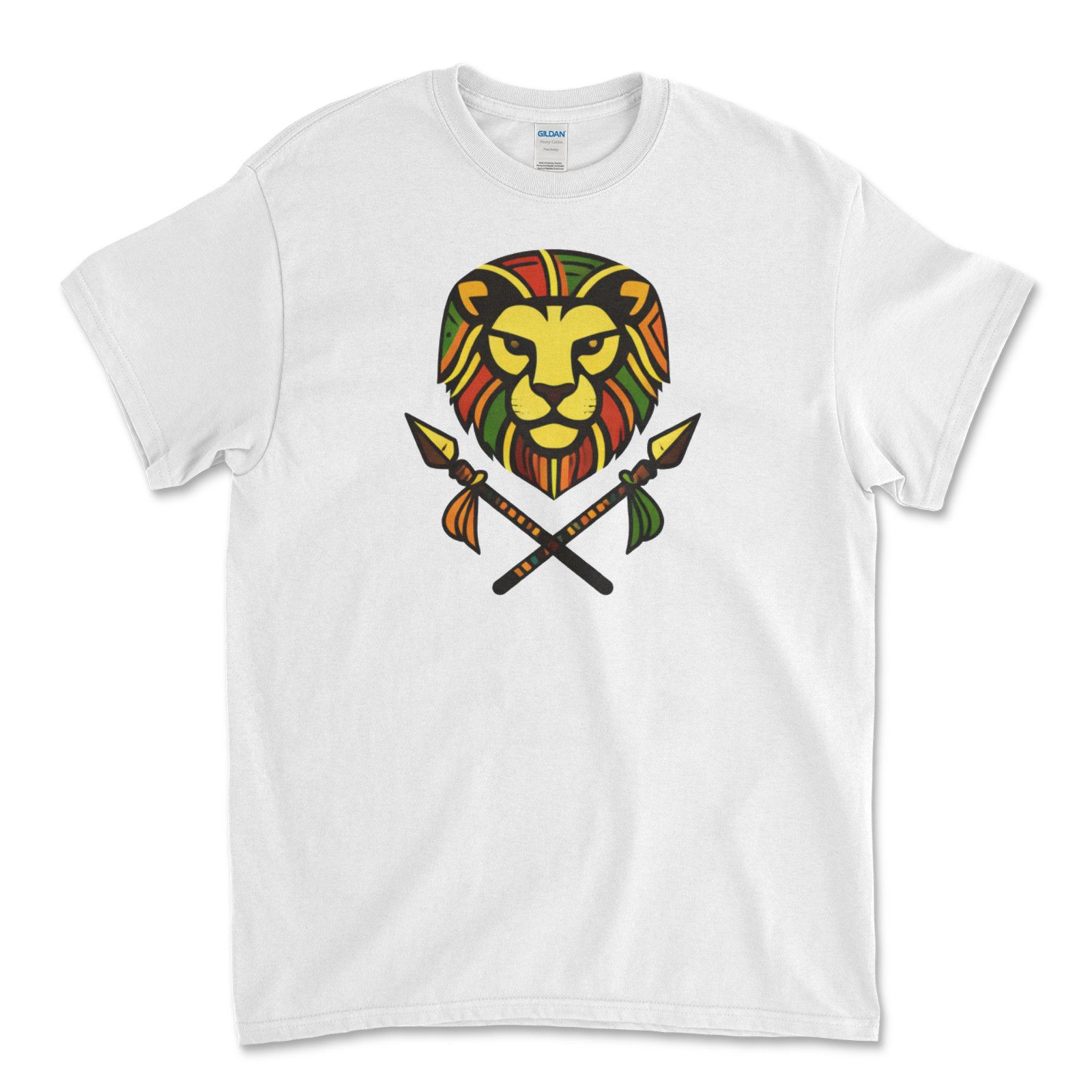 Custom T-Shirt African Lion/ Unisex Soft Style T-Shirts, Gildan Heavy- Cotton gallery