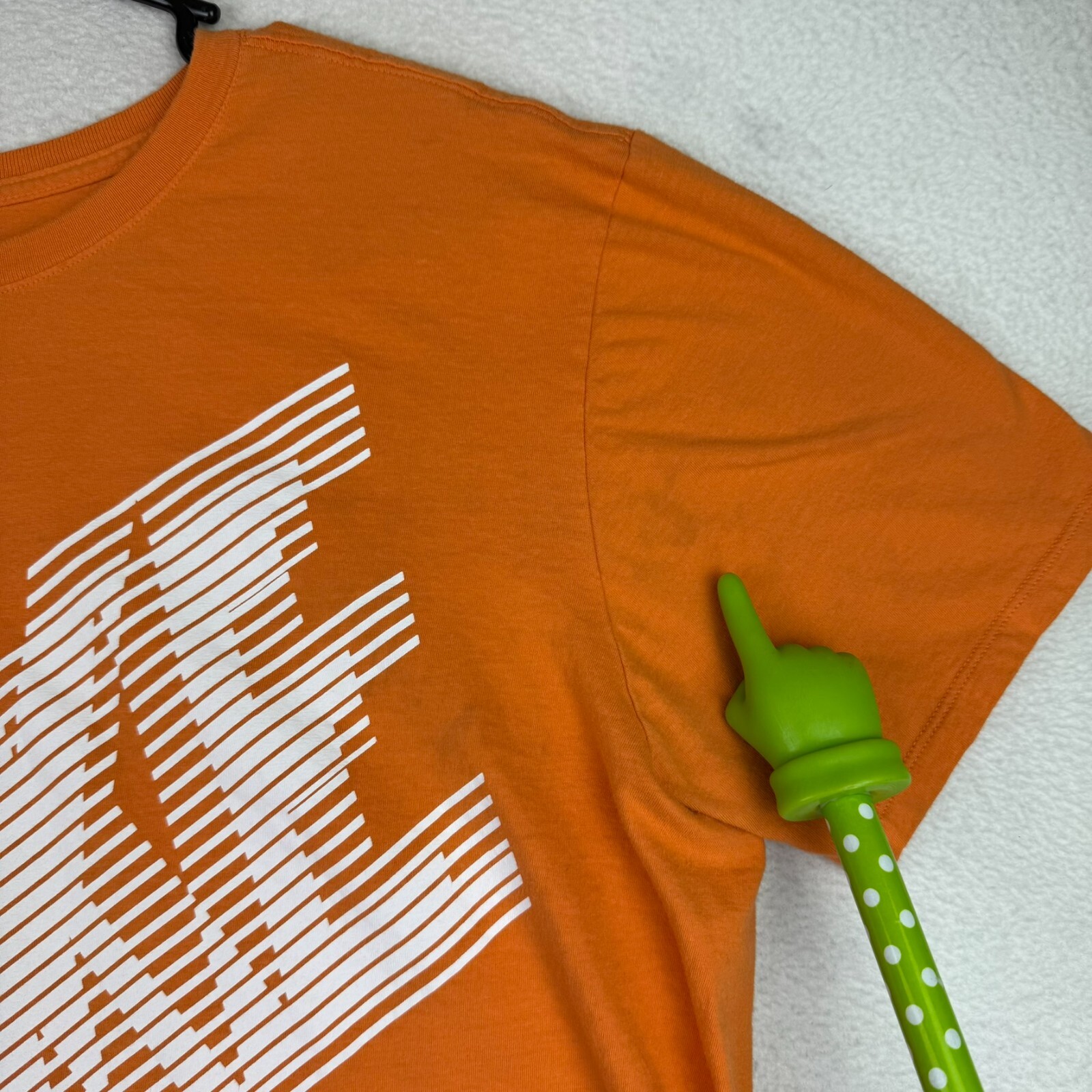 Nike Athletic Cut T-Shirt Men's Size Large Short Sleeve Crewneck Orange gallery