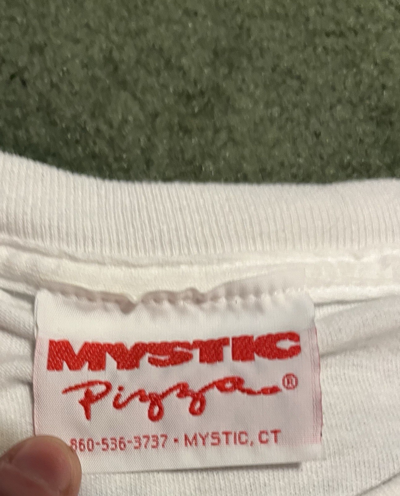 Mystic Pizza T-Shirt (see Measurements) A Slice of Heaven Movie White gallery