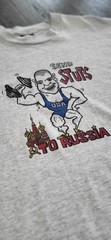 Grail SCREEN STARS BEST 1987 Single Stitch Rare Wrestling Stutz Russia T Shirt