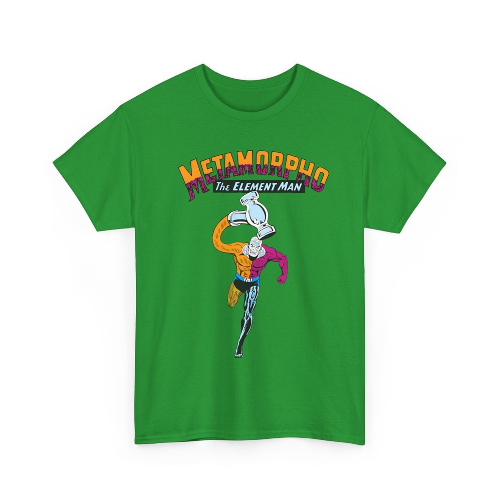 Metamorpho T-Shirt DC Comics Jim Aparo Art Outsiders Member Vintage-Style Tee