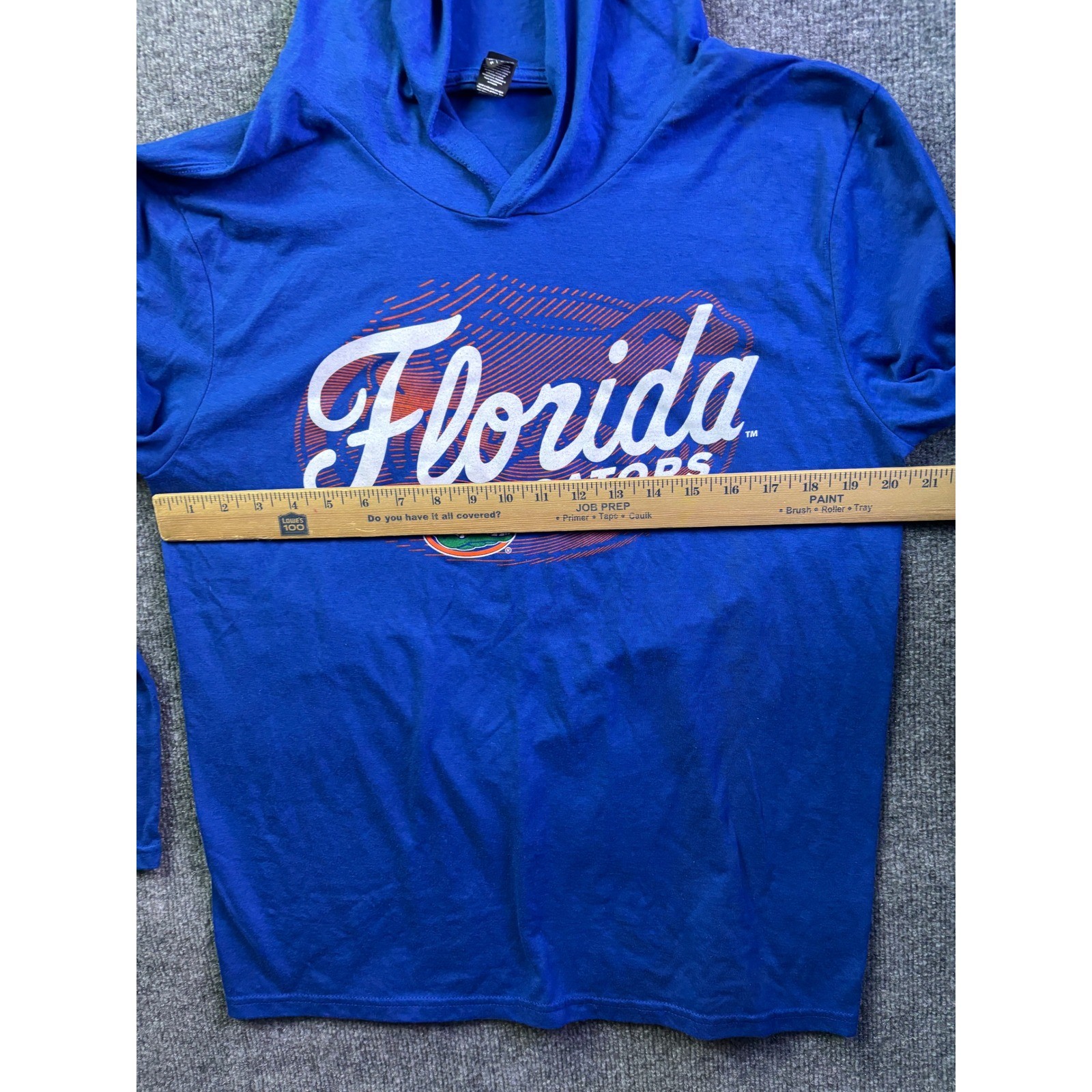 University of Florida Hoodie Mens Medium Blue Gators Long Sleeve Tri-Blend Tee gallery