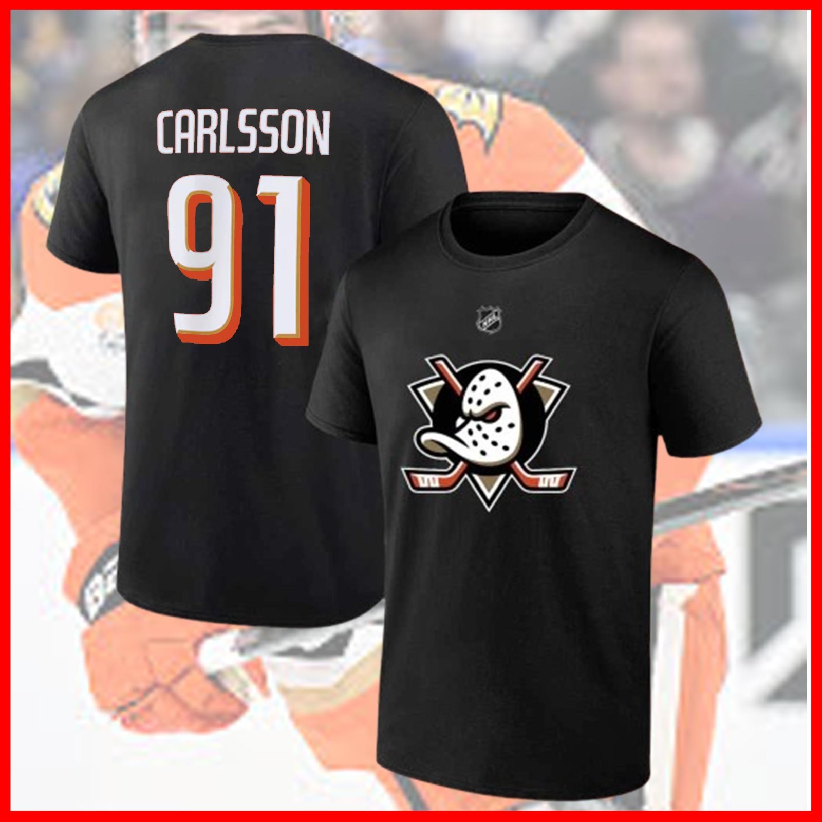 🔥 HOT DEAL!!! Leo Carlsson #91 Anaheim Ducks Team 2026 Name & Number For Fans gallery
