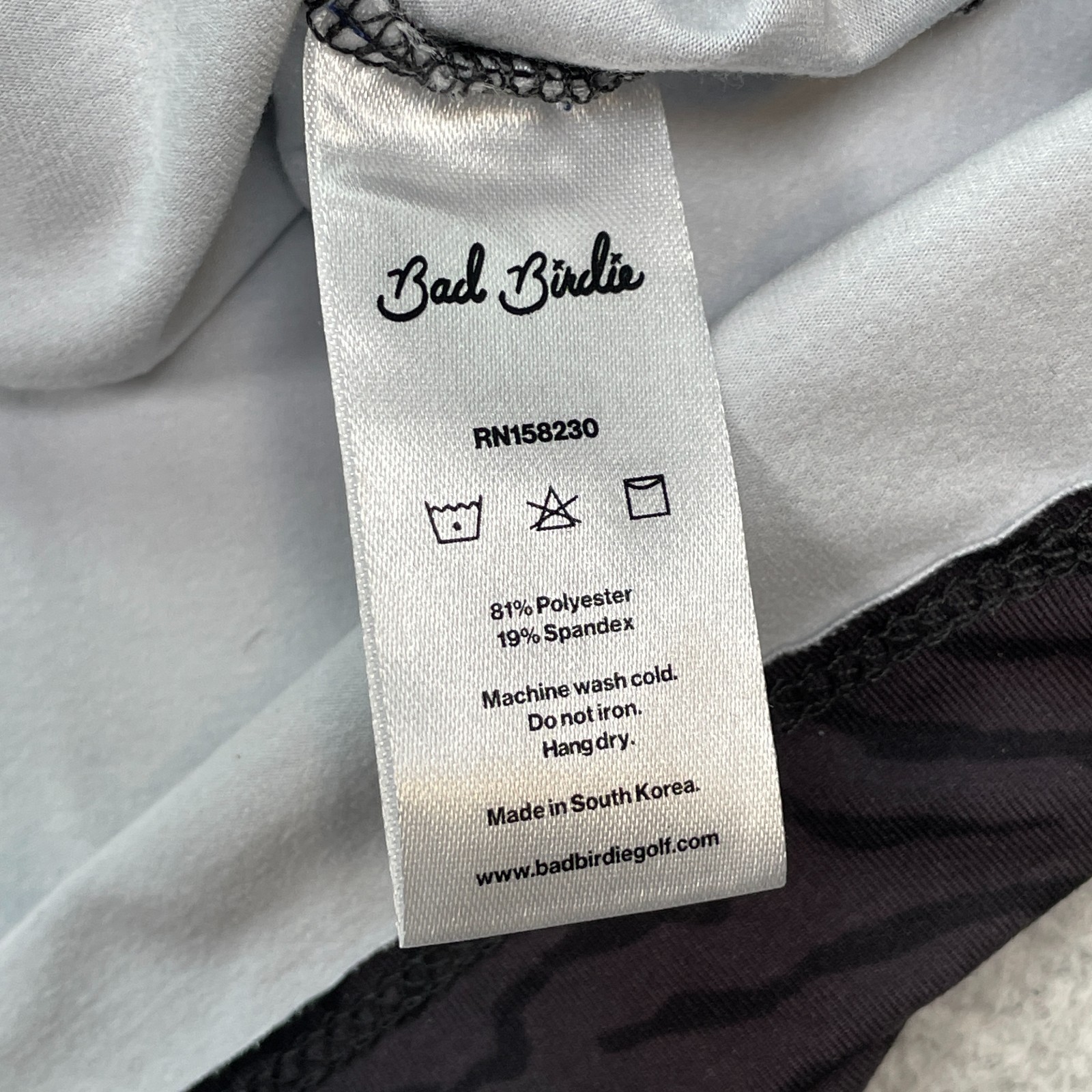 NEW Bad Birdie Golf Mens ImPrint 1/4 Quarter Zip Pullover Size XL Grey Goose gallery