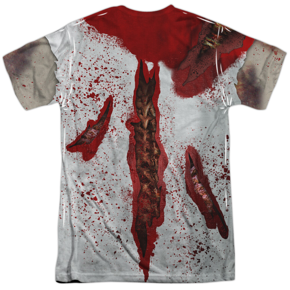 Rippied Zombie Unisex Adult Halloween Costume T Shirt (Front/Back), S-3XL gallery