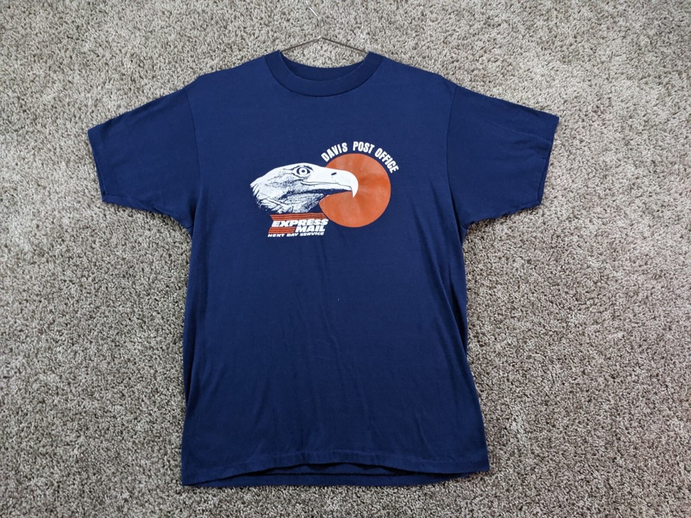 Vintage Davis CA Post Office T Shirt Large *Fits like Small/Medium* 90s USA VTG