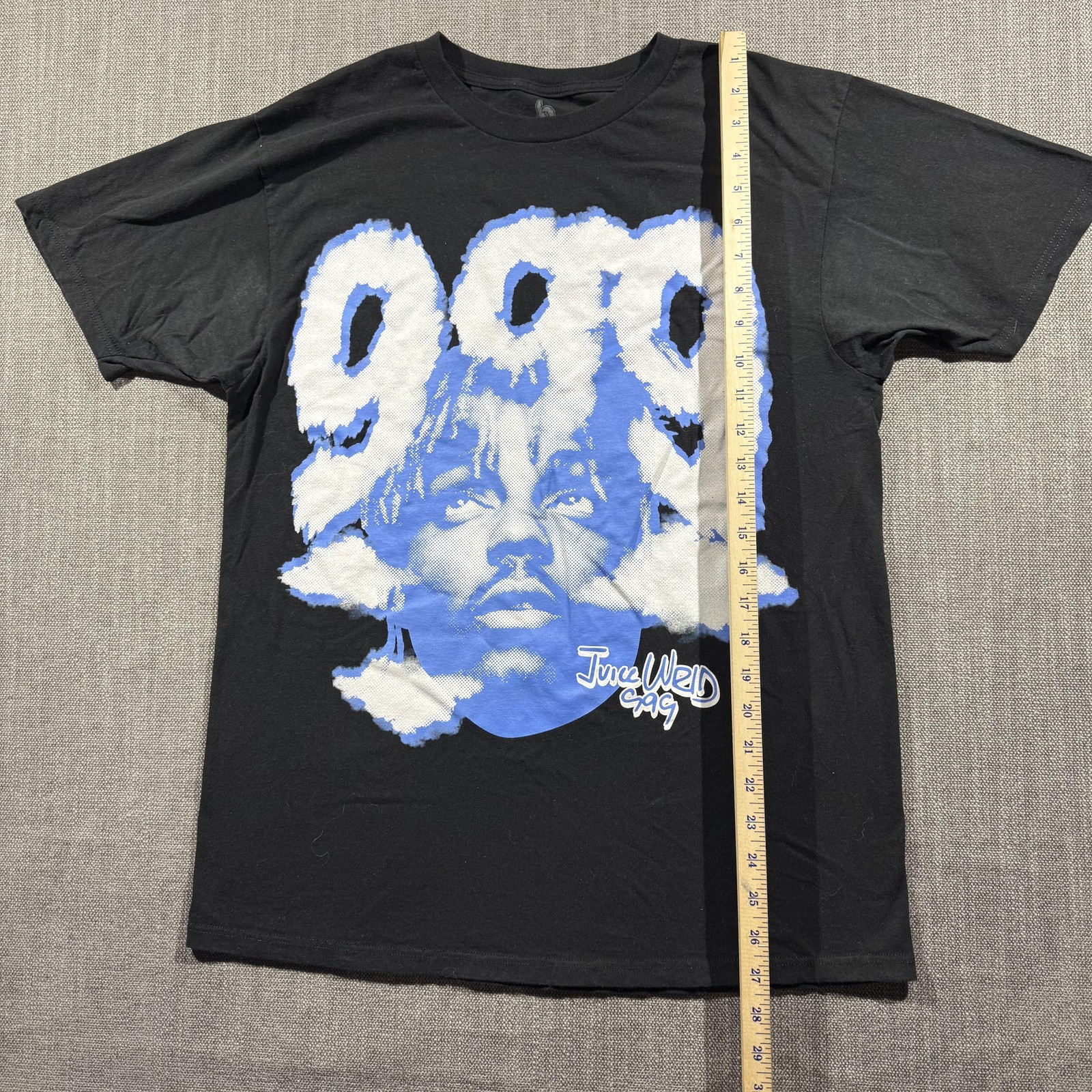 Juice WRLD 999 Club Shirt Mens Medium Black 999 Portrait Graphic Rap Hip Hop Tee gallery