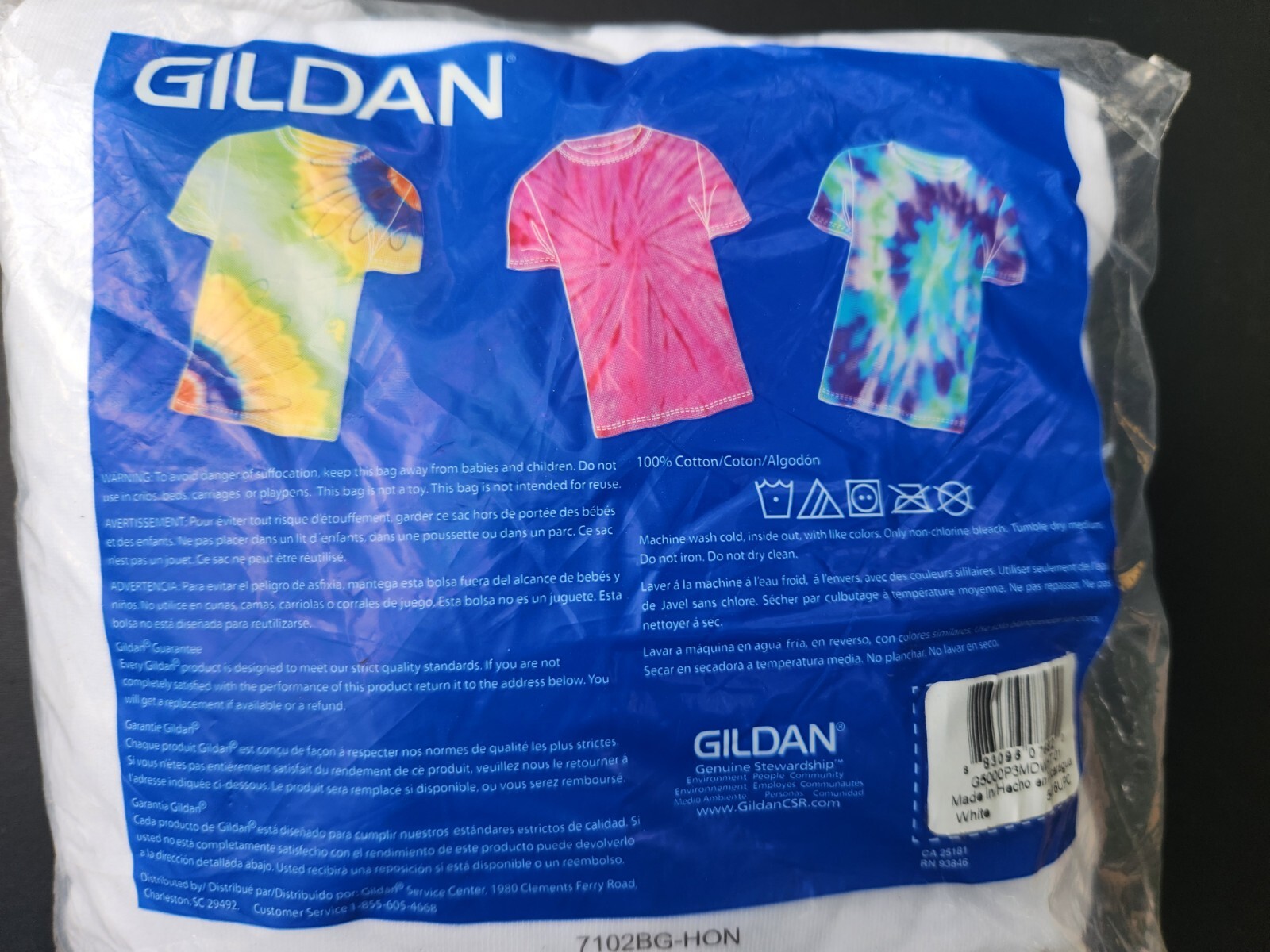 Gildan 100% Heavy Cotton White Adult Medium T-Shirt 3 Pack for Crafting, Size M gallery