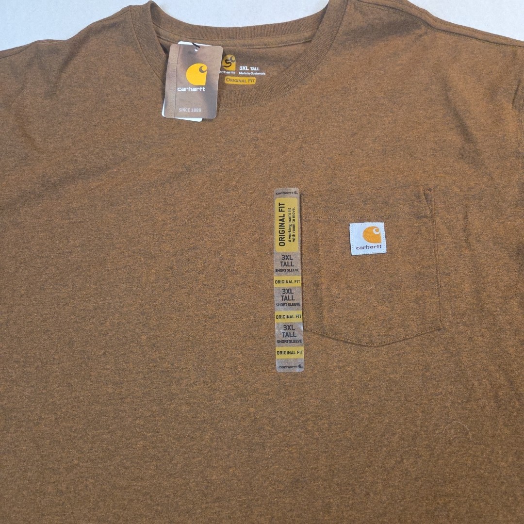 Carhartt Heavyweight K87 Pocket Tee Shirt Mens 3XLT Tall Workwear gallery