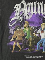YoungLA Scooby-Doo Graphic Tee #4252 Distressed Oversized Goth Grunge Men’s XL