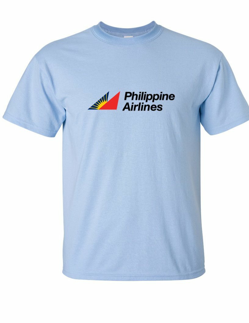 Philippine Airlines Retro Logo Tee Filipino Red Yellow Sky Blue Cotton T-Shirt gallery