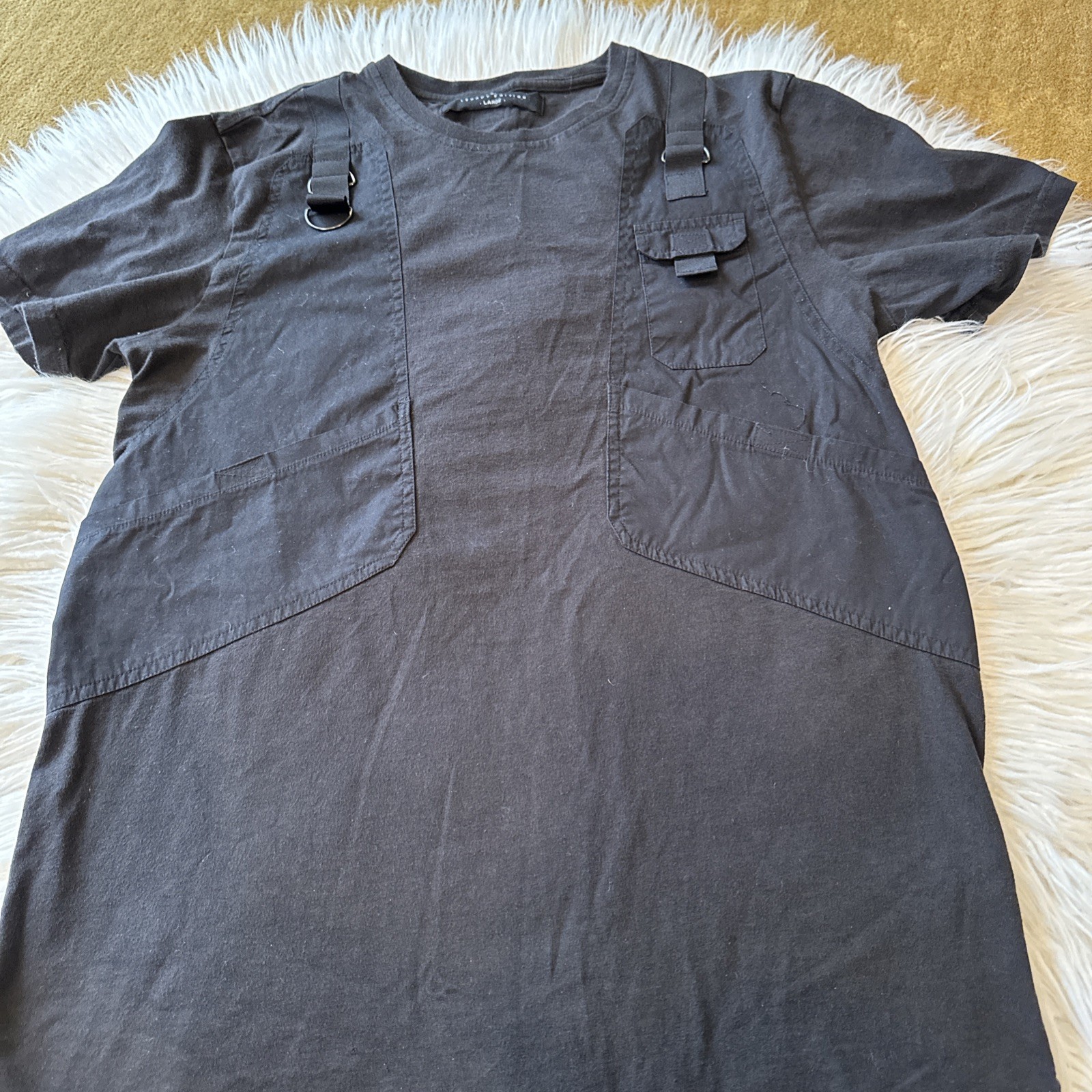 Jordan Craig T-Shirt Mens Large Legacy Edition Black Buckle & Pockets Accents gallery