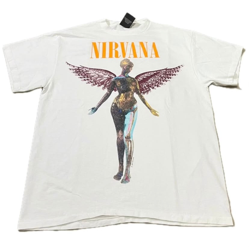 Nirvana In Utero Vintage 1993 90s Band XL Single Stitch GIANT Tag Shirt REPRINT