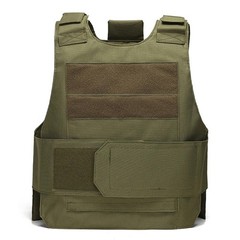 Body Bulletproof Vest Front Back Plates Armor Tactical Jacket Guard Security Kit