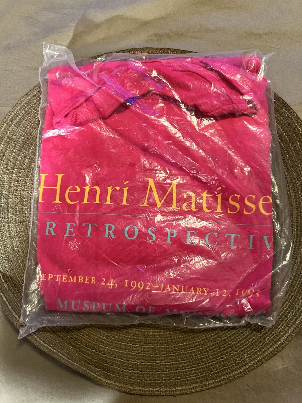 92/93 Henri Matisse Retrospective Museum Of Modern Art N.Y. Vintage T-Shirt XL gallery