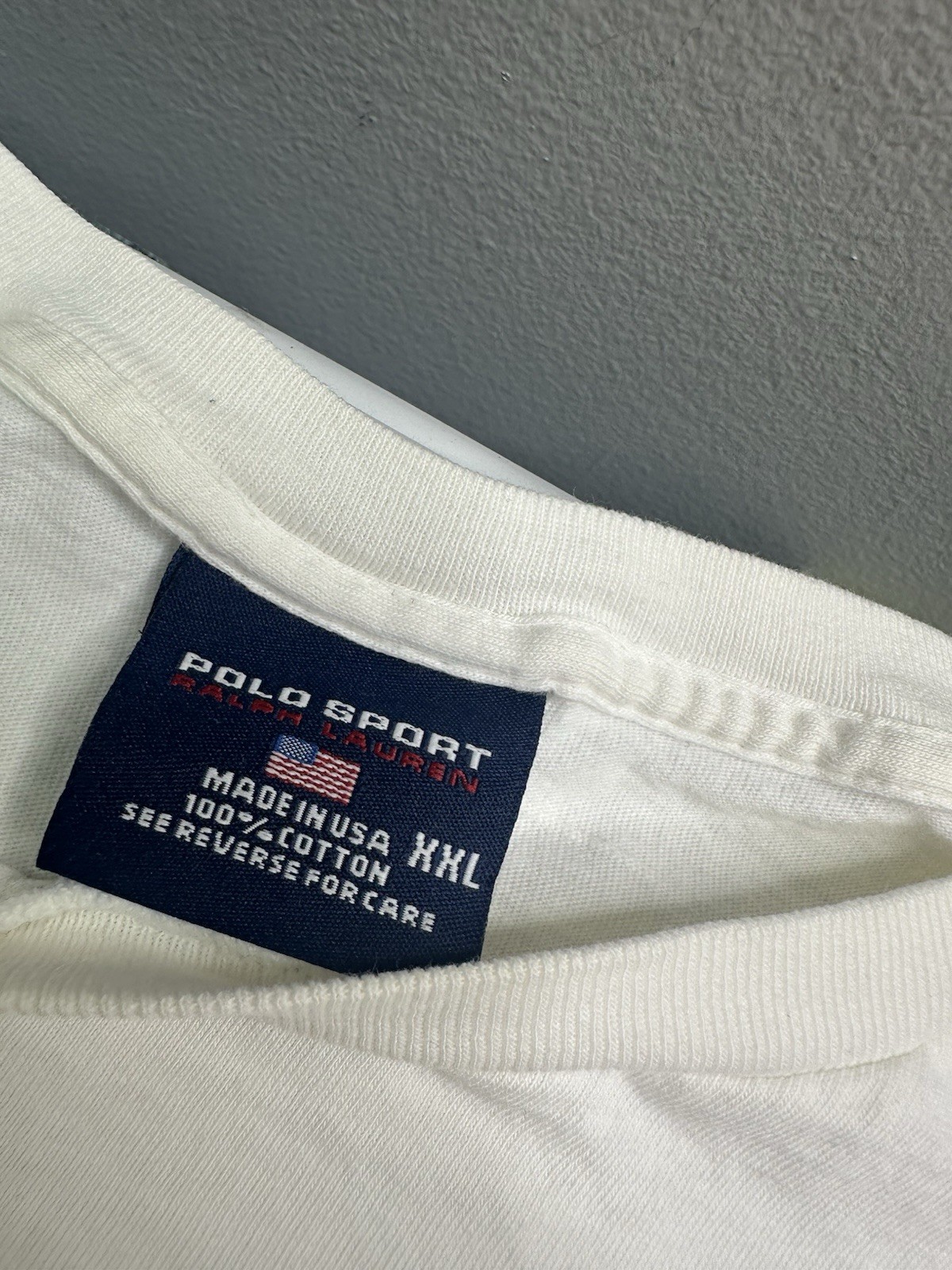VTG 90s POLO SPORT RALPH LAUREN SURFING SPORTSMAN T-SHIRT Sz XXL RARE USA Made gallery