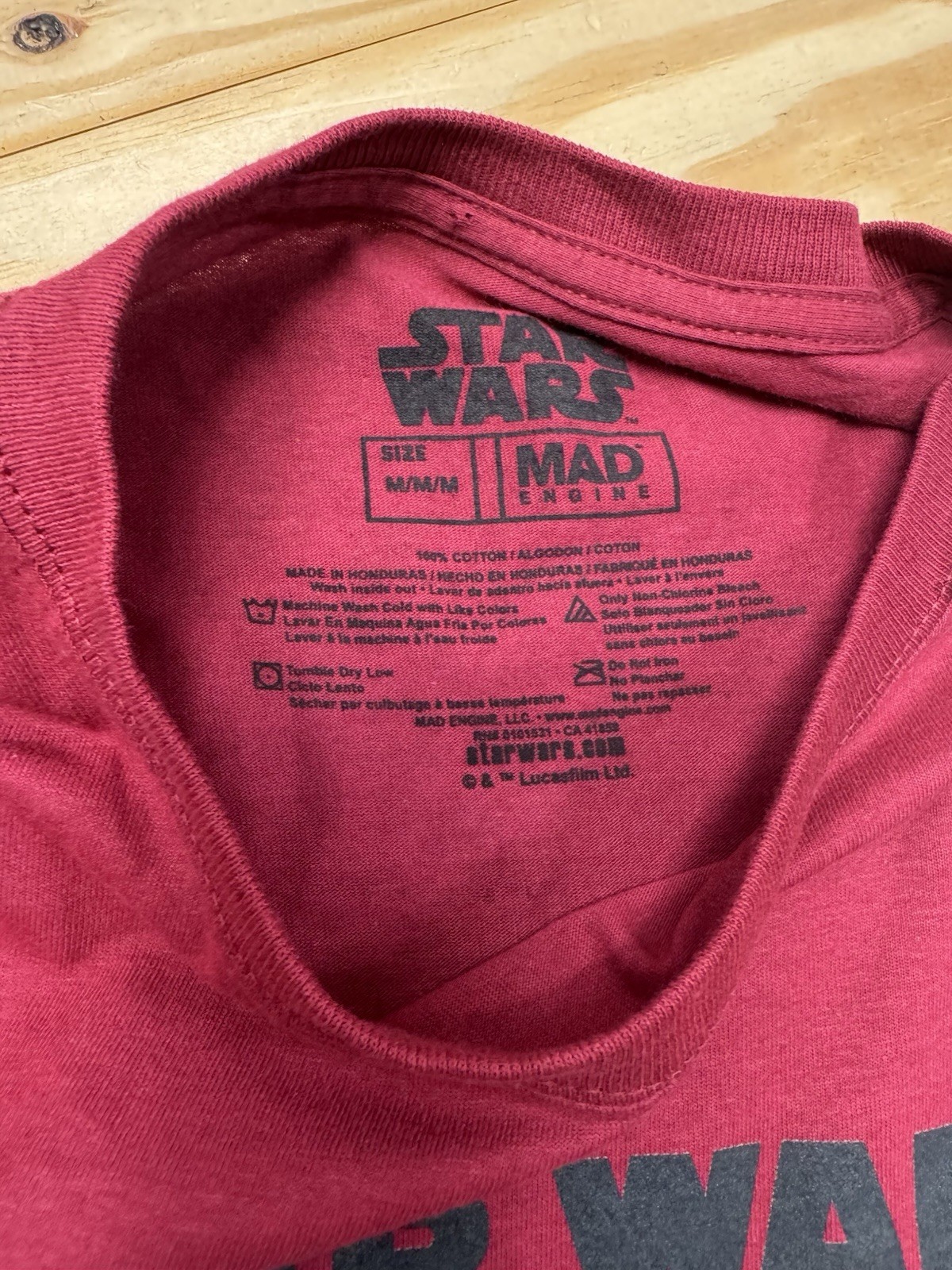 Star Wars Death Star Galactic Empire Never Forget Men’s T-Shirt Size M NWT gallery