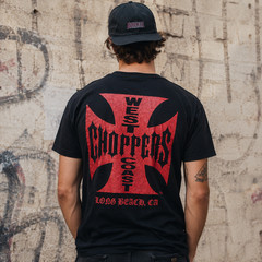Men’S Trendy T-Shirt Featuring a Unique West Coast Choppers Letter Print shirt