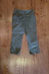 WOMENS MICHAEL KORS OLIVE GREEN CROPPED PANTS 4 *