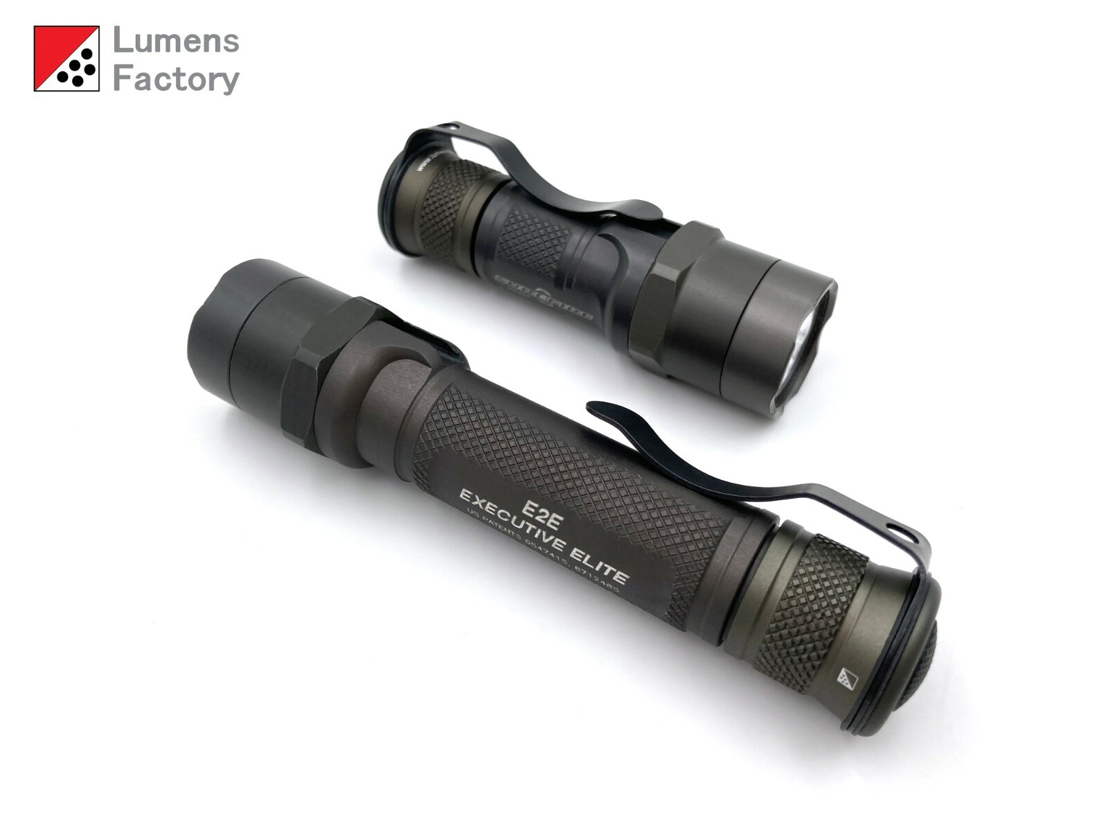 E Series Deep Pocket Carry Tailcap with Clip. E1 E2 E2D E2T-MV E1B E2L-AA L4 V1