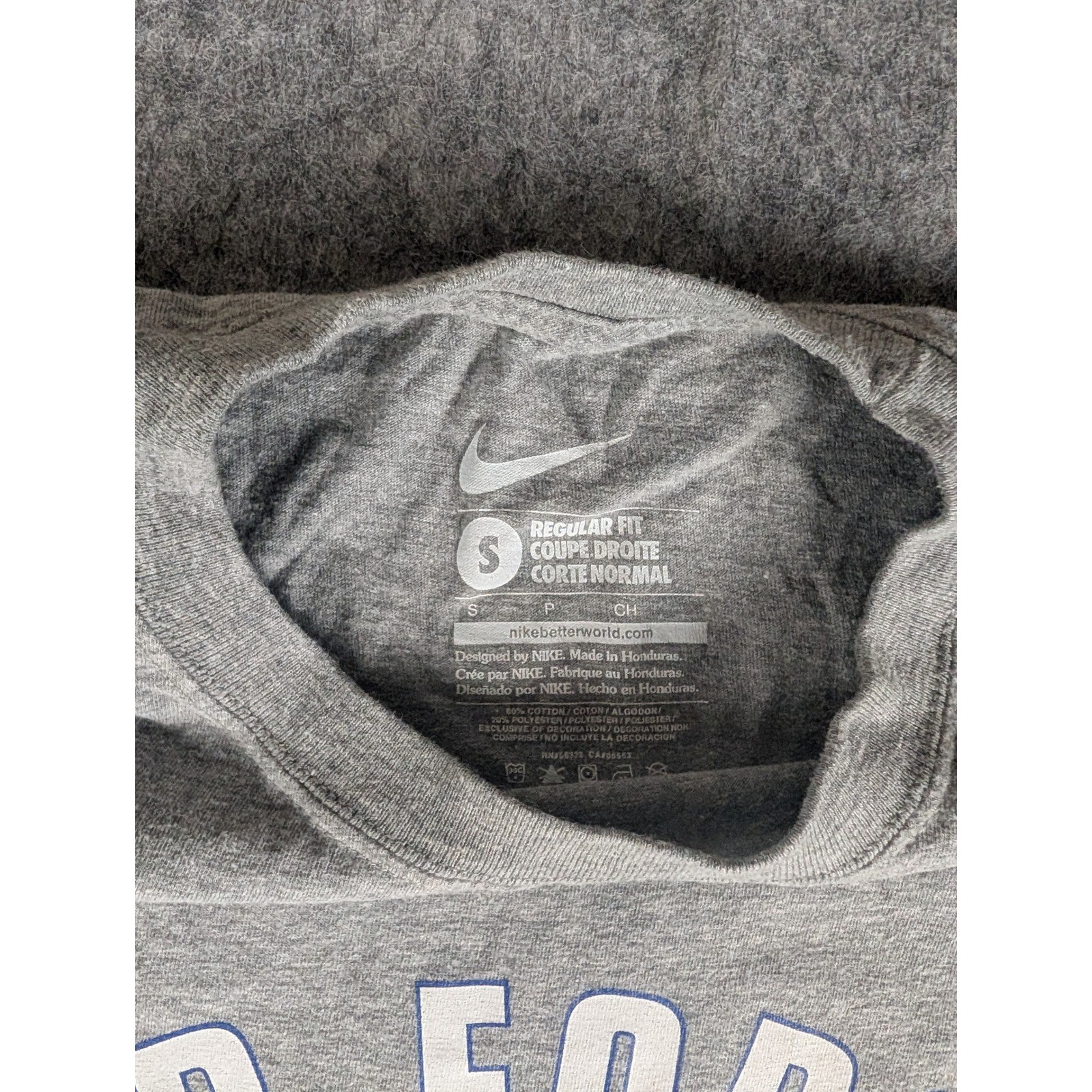 Nike Air Force Falcons 2014 Football Camp T-Shirt Heather Grey Just Do It Mens S gallery