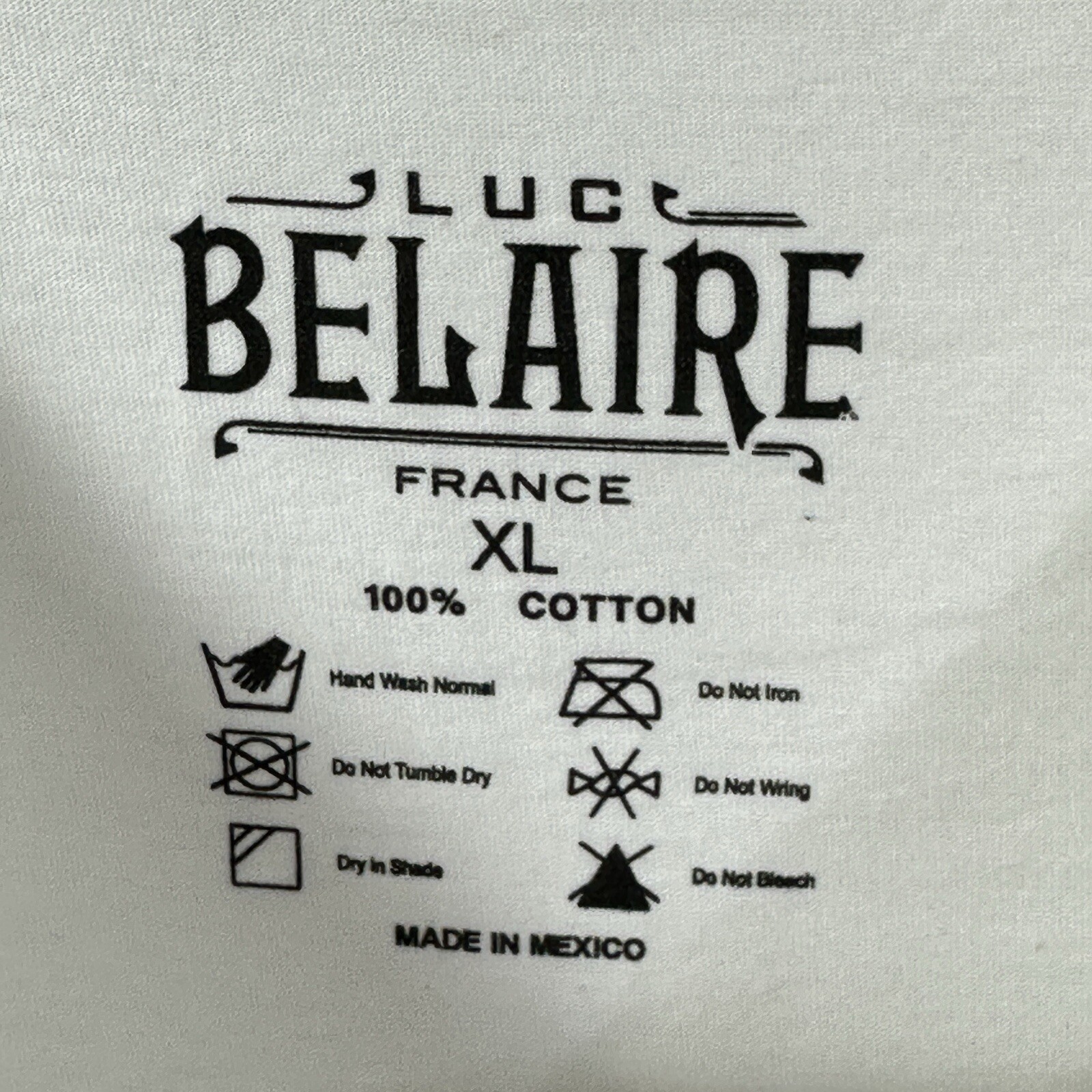Luc Belaire T-Shirt XL France Self Made White Wine Tee NEW Rick Ross Lil Wayne gallery