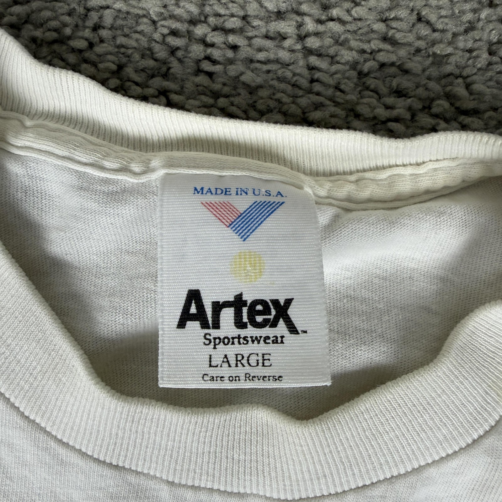 Vintage Artex Air Force Chanute AFB Shirt Mens Large White Graphic 1993 90s gallery