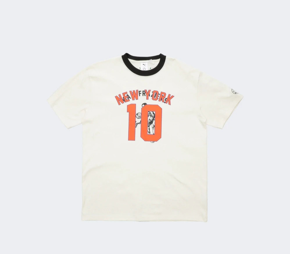 Puma Mens RHUIGI New York Graphic Tee Cream 53950565 gallery