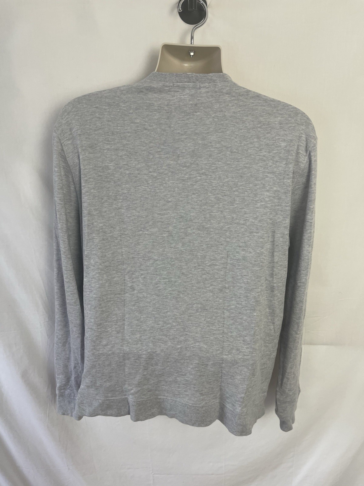 TURTLESON MENS LONG SLEEVE GOLF T SHIRT Sz L KANGAROO POCKET gallery