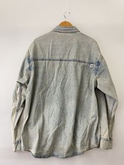 A BATHING APE AAPE NOW DENIM LONG SLEEVE SHIRT XL Cotton IDG AAPSTM8511XXO