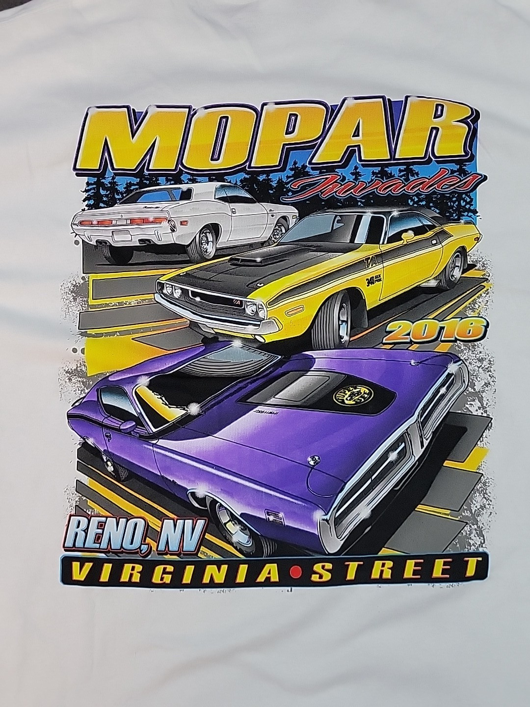 Cruisin Shirt Mopar 2016 Reno NOS NICE gallery