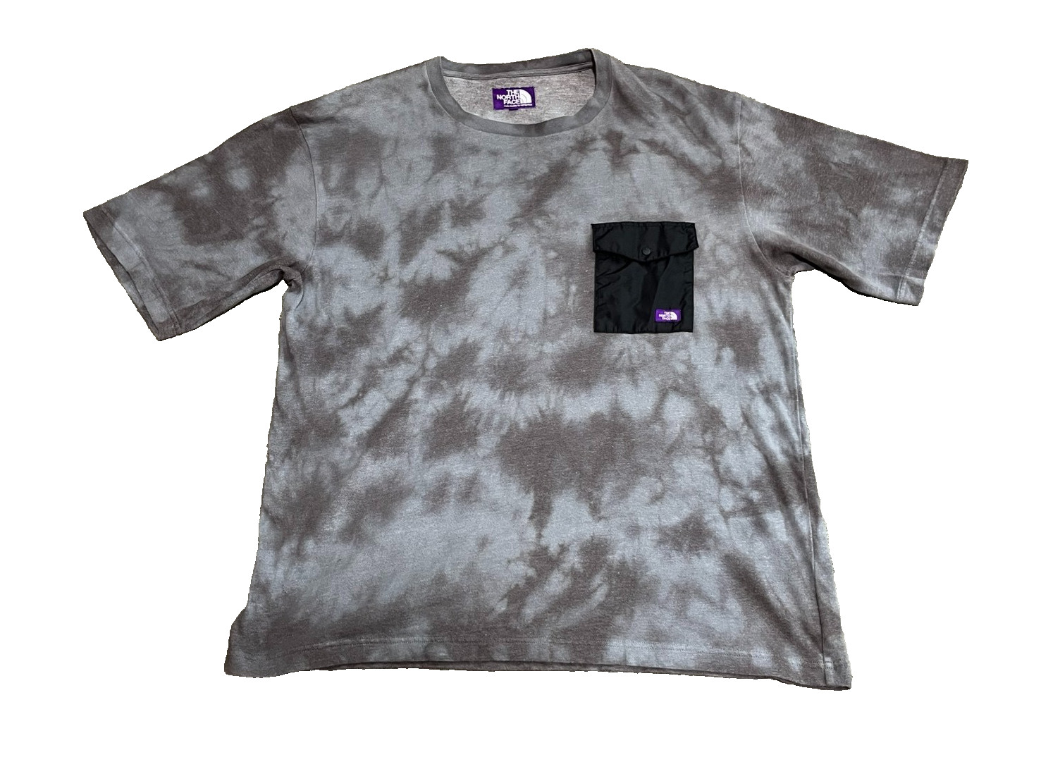 The North Face Purple Label nanamica Pocket T-Shirt Tie Dye Gray XL NT3207N gallery