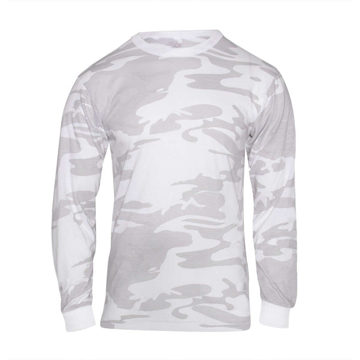 Rothco White Camo Long Sleeve T-Shirt Tactical Military Crew Tee Undershirt gallery